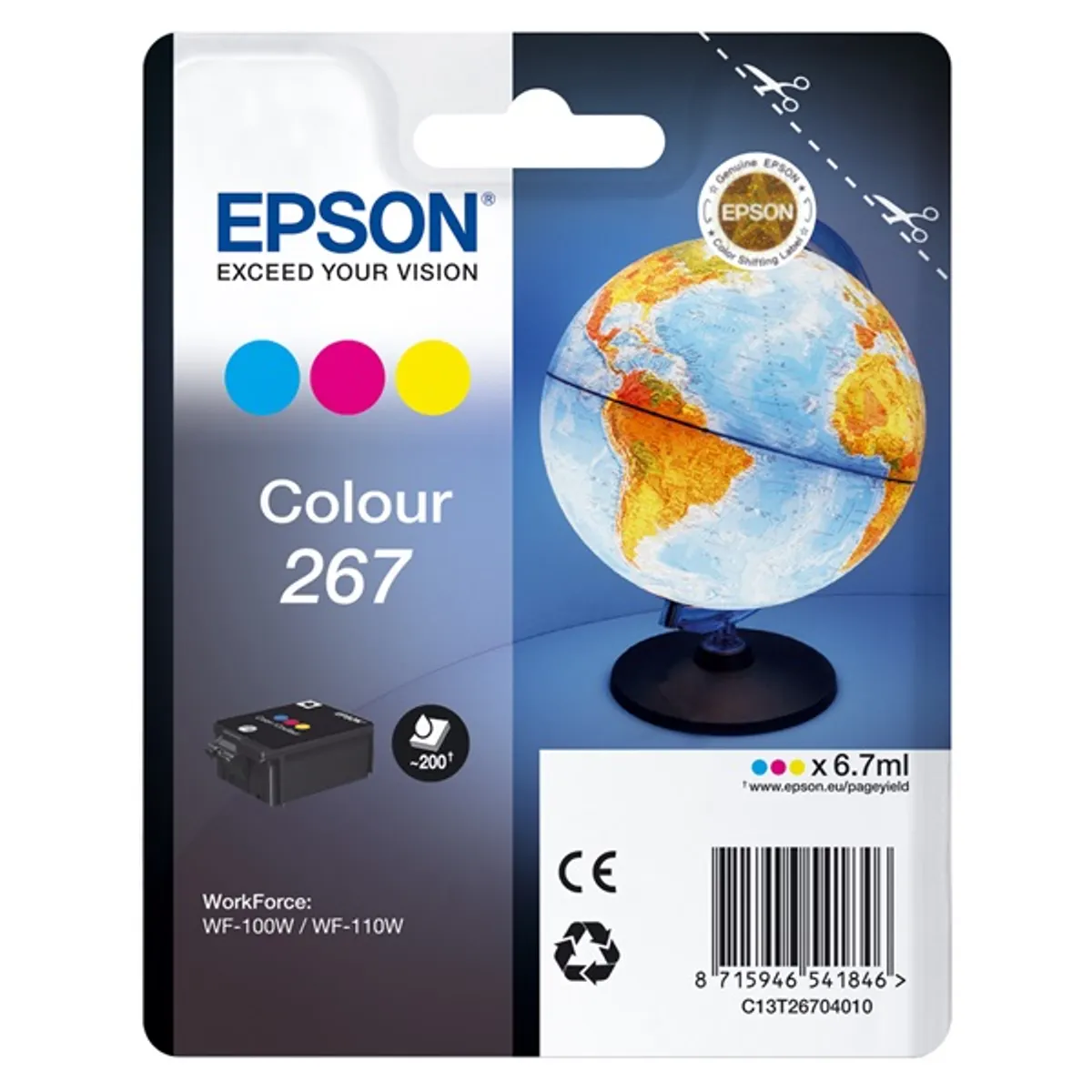 EPS CON C13T26704010 tintapatron tri-color 6.7 ml #1