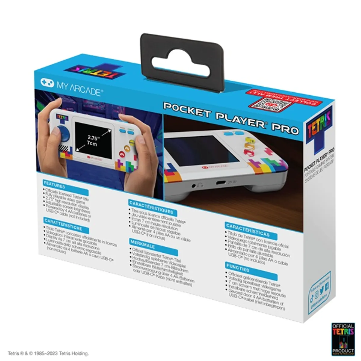 MY ARCADE DGUNL-7028 Pocket Player Pro 2.75" kijelző, USB-C/AA #2