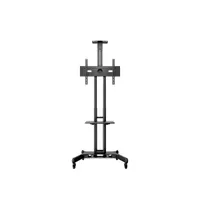 MULTIBRACKETS 7350073732319 M Public Floorstand Basic 150 32-60" max VESA 600x400 mm fekete 50 kg AV shelf és kamera tartó 4 db zárható kerék #2