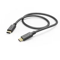 Hama 00201591 USB-C kábel 1,5 m fekete aranyozott dugók USB 2.0 480 Mbps
