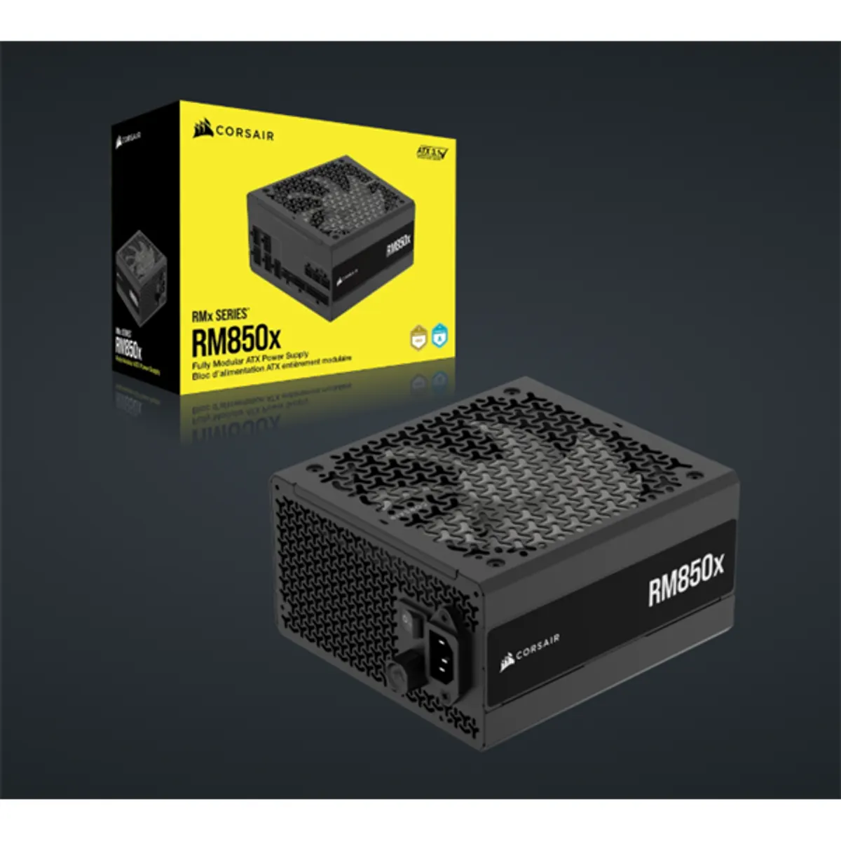 CORSAIR CP-9020270-EU RM850x 850W ATX 3.1-kompatibilis, 80 PLUS Gold, teljesen moduláris, Type 4 kábelek, 12V-2×6 #8