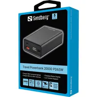 Sandberg 420-95 utazó powerbank 20000mAh PD65W #3