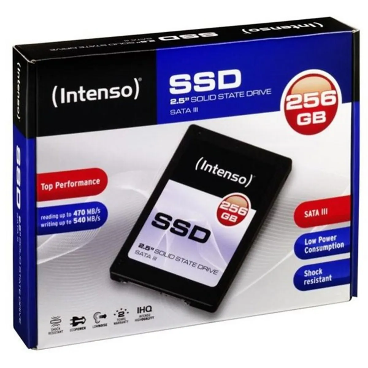 ADATA 3812440 2.5\" SATA III belső SSD 256 GB 520 MBps, 400 MBps #1