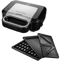 RUSSELL HOBBS 26810-56 Creations 3in1 szendvicssütő kivehető sütőlapok tapadásmentes bevonat mosogatógépben mosható #2