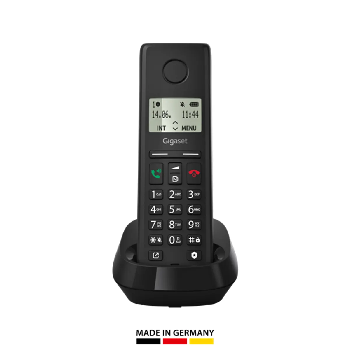Gigaset S30852-H3106-S201 Pure 200 DECT fekete 1.5" kijelző ECO DECT #1