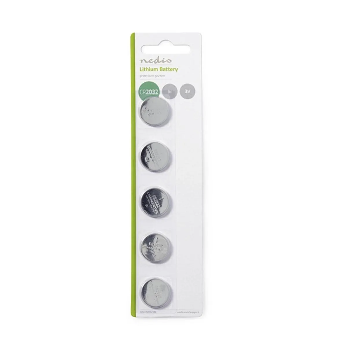 NEDIS BALCR20325BL CR2032 gombelem 3V lítium 5db nem újratölthető #1