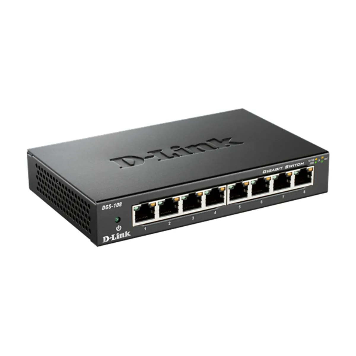 DLINK DGS-108GL-E 8-portos nem menedzselt switch 1Gb fiber 16 Gbps #1