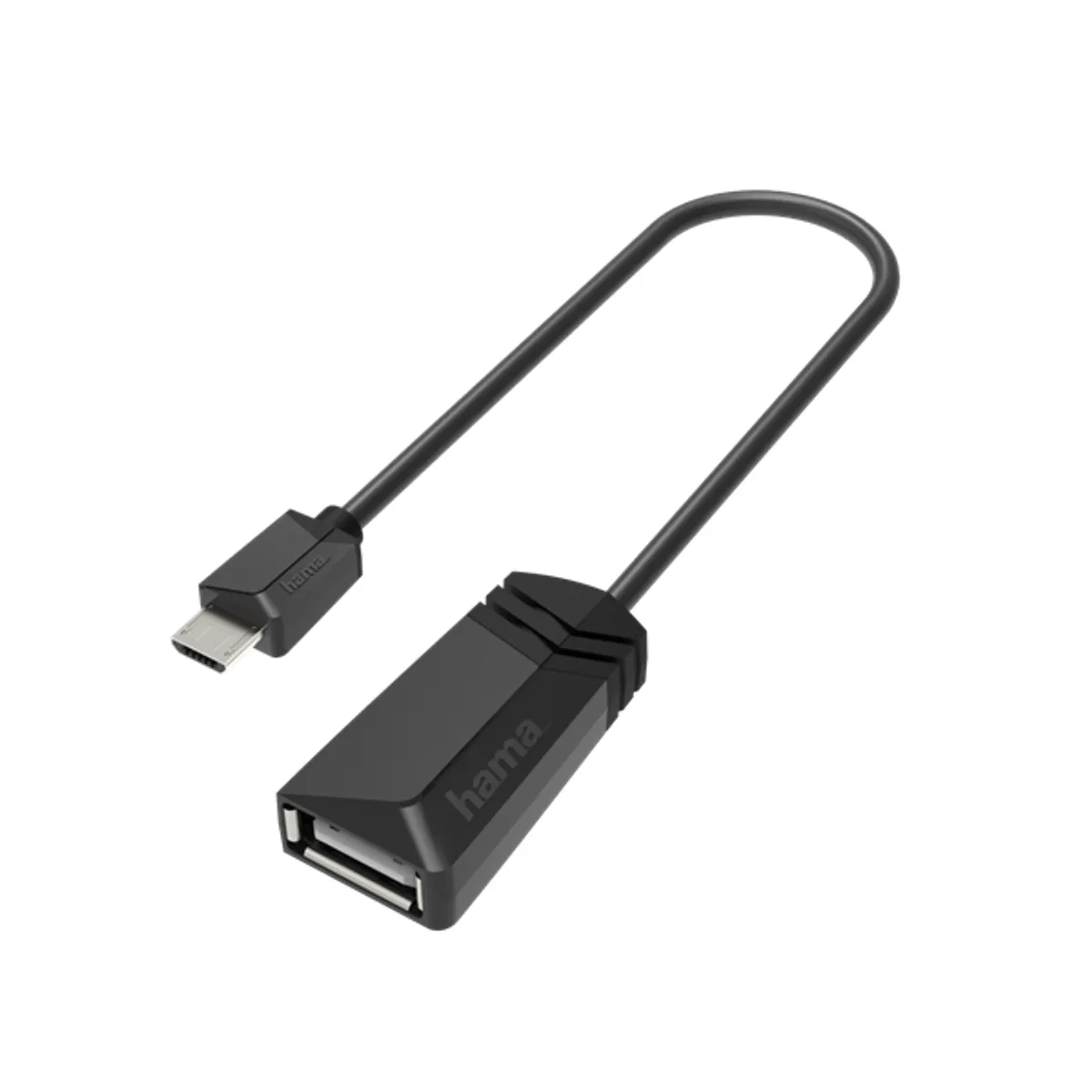 HAMA 00200308 Micro USB OTG kábel csatlakozás micro-USB USB-A USB 2.0 480 Mbps réz belső vezetékek #1