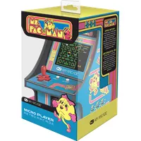 MY ARCADE DGUNL-3230 Ms. Pac-Man Micro Player 6.75" hordozható, kivehető joystick, külső hangszóró, 3,5 mm fejhallgató-csatlakozó #9