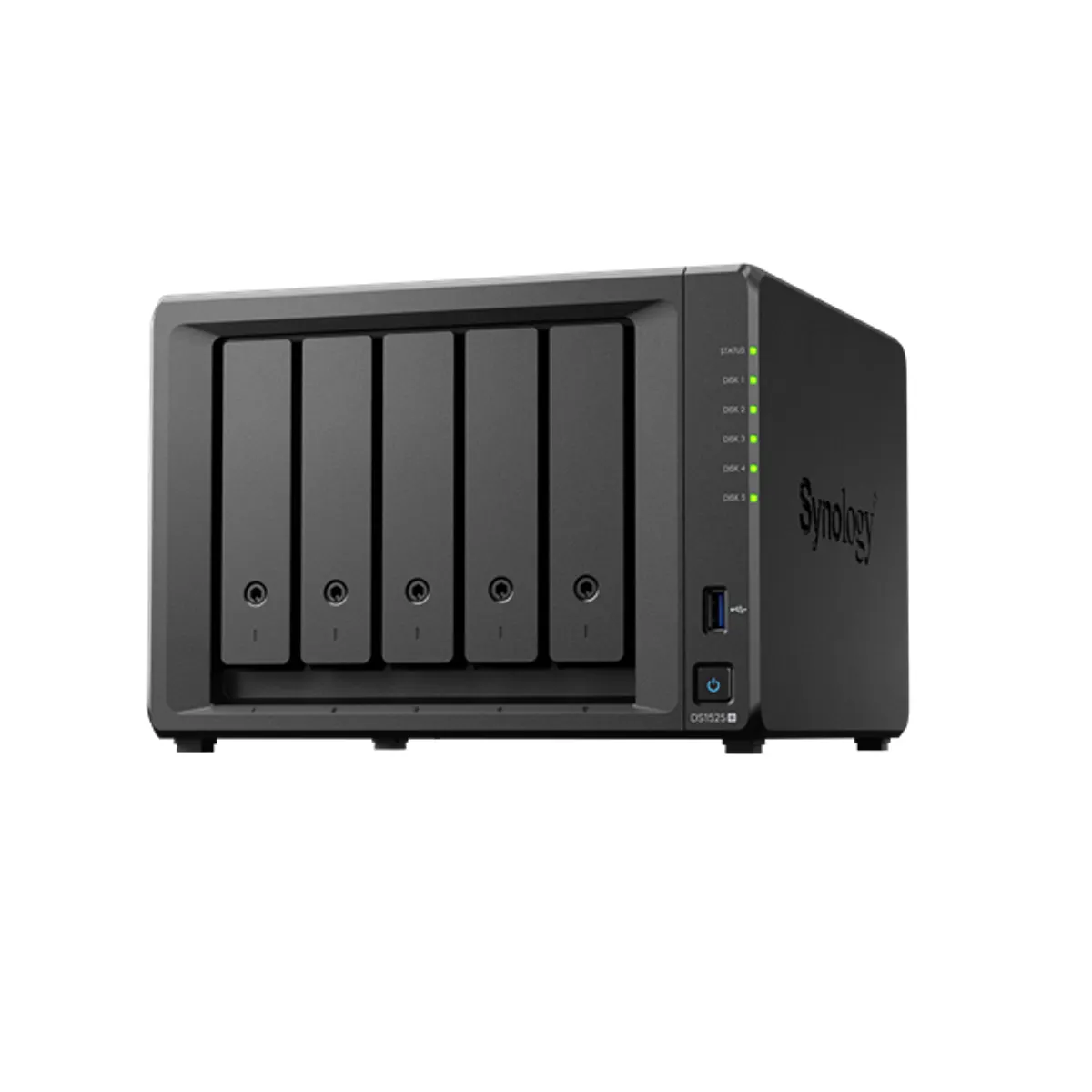 SYNOLOGY DS1525+ DiskStation Ryzen V1500B 8GB DDR4 5-bay 2x2.5GbE 2x USB 3.2 Gen1 M.2 2280 NVMe #1