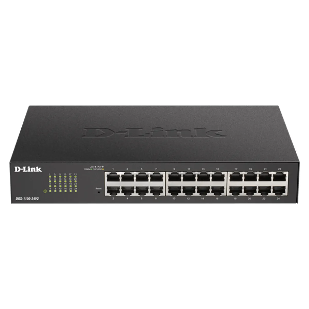 DLINK DGS-1100-24V2E 24 portos 1Gb fiber web-menedzselhető poe-nélküli rack-be szerelhető #1