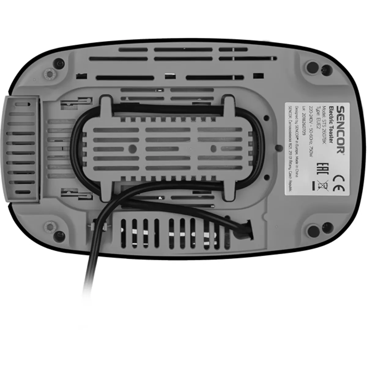 SENCOR STS 2607BK Kenyérpirító 750 W 2 szeletes #8