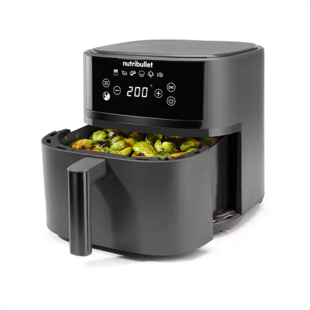 NUTRIBULLET NBA0611DG CrispLite 6L forrólevegős sütő 1700W PFAS-mentes kerámiabevonat #4