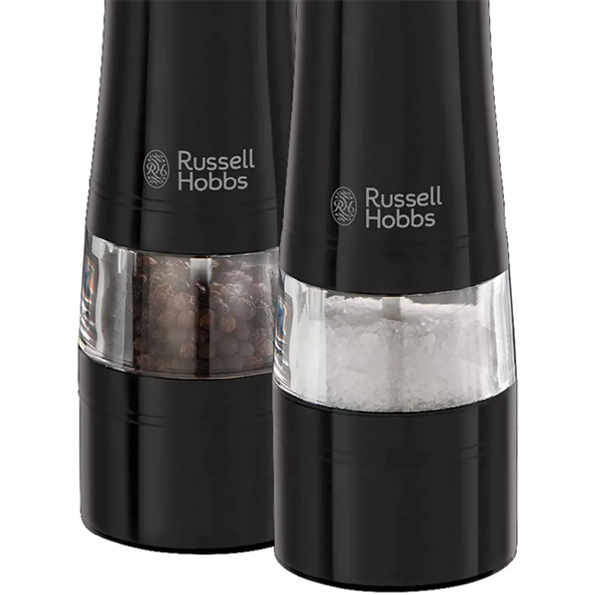 Russell Hobbs 28010-56 só- és borsőrlő kerámia őrlőbetétek, állítható finomság, beépített fény, elemes 4x AA, fekete #3