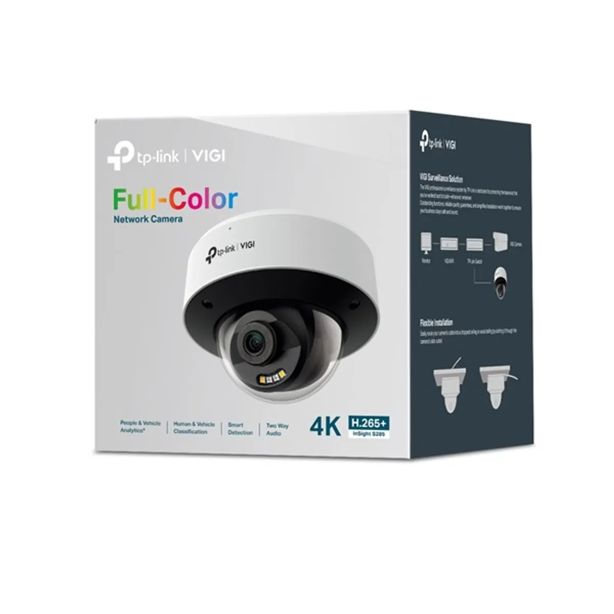 TP-LINK INSIGHT S285 2.8MM InSight S285 dóm IP kamera 8MP 3840x2160 IP67 IK10 PoE #2
