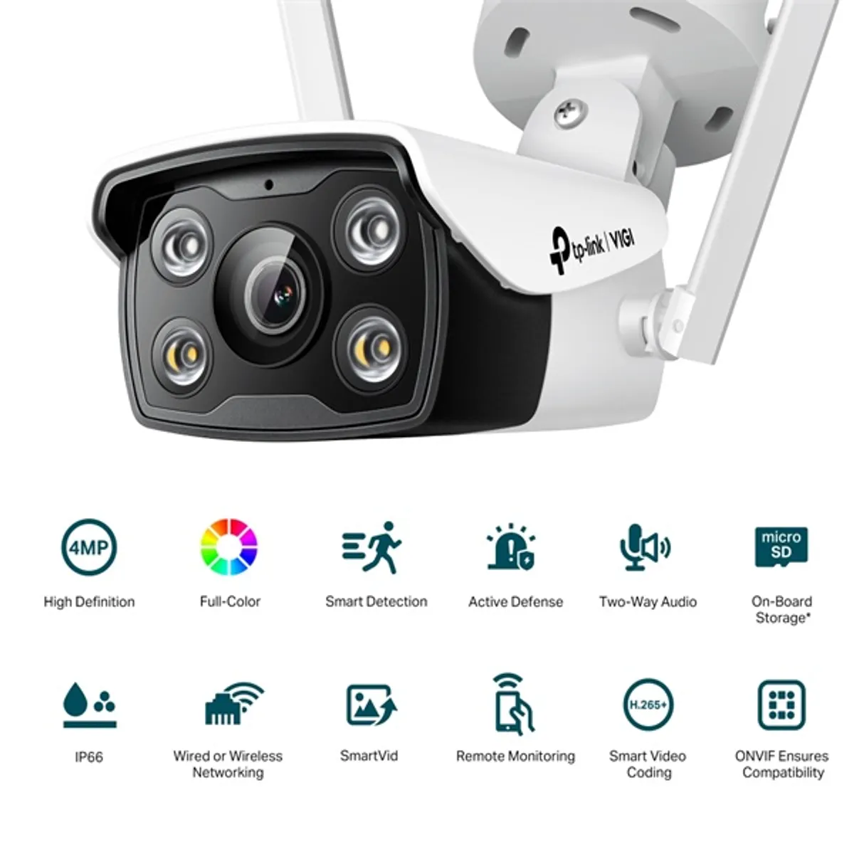 TP-LINK VIGI C340-W4MM VIGI C340-W 4MP kültéri WiFi IP66 #2