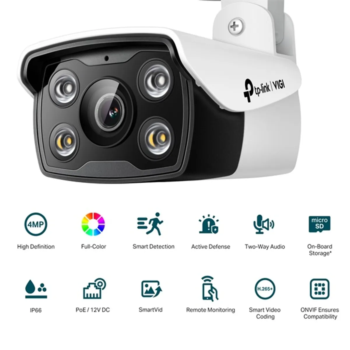 TP-LINK VIGI C340-6MM VIGI C340 4MP kültéri IP66 FullColor #2