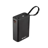 SANDBERG 421-12 Connect 20000 PD20W powerbank 20000 mAh beépített USB-C töltőkábel #3