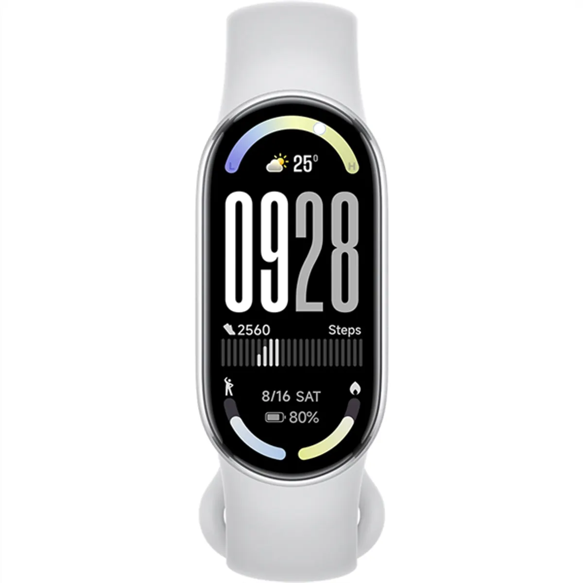 Xiaomi BHR07PSGL Smart Band 10 ezüst Bluetooth 1,7" kijelző #2