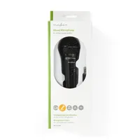 NEDIS MICTJ100BK asztali mikrofon USB-tápellátás 3,5 mm csatlakozás mindenirányú frekvencia 50 Hz-16 kHz impedancia 2200 ohm fekete #6