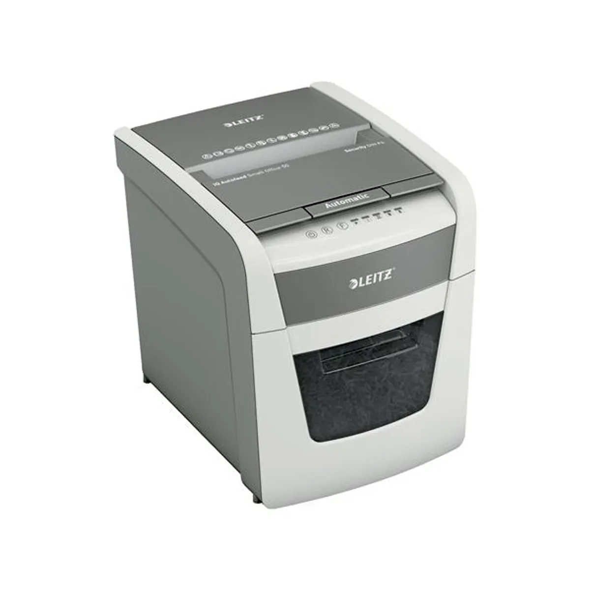 Leitz 80350000 IQ AutoFeed SmallOffice 50X P4 Pro automata adagolás 50 lap 4x28 konfetti 20L tartály IR érzékelő; halk működés; bankkártya #2
