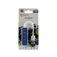 SBOX H-204BL USB 2.0 4-portos hub Plug and Play #3