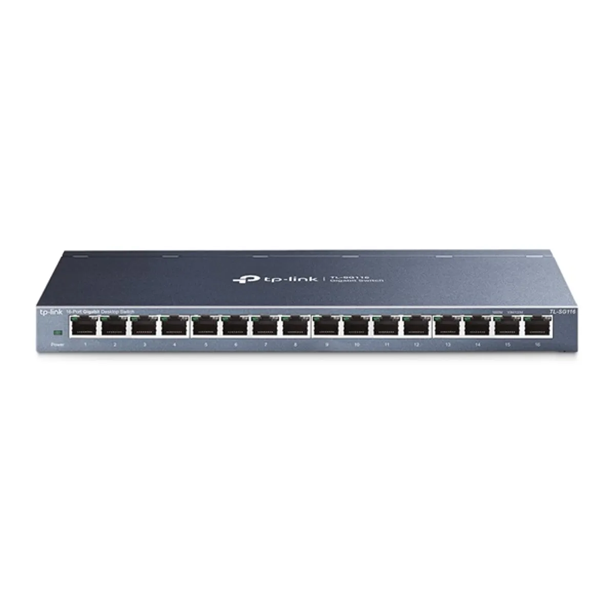 TP-LINK TL-SG116 16-portos Gigabit asztali switch fém ház, falra szerelhető, ventilátormentes, nem menedzselt #1