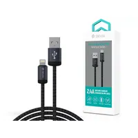 DEVIA ST108035 Gracious v2 2.4A 1m USB Lightning adat- és töltőkábel
