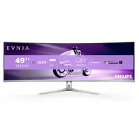 PHI MON 49M2C8900/00 OLED 48,9" 5120x1440 32:9 240 Hz 0,03 ms HDR 1800R 1000 lumen USB-C HDMI DP USB VESA 100x100