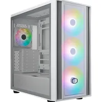 Cooler Master MB600-WGNN-S00 MasterBox 600 fehér edzett üveg ARGB 3x140mm elülső #1