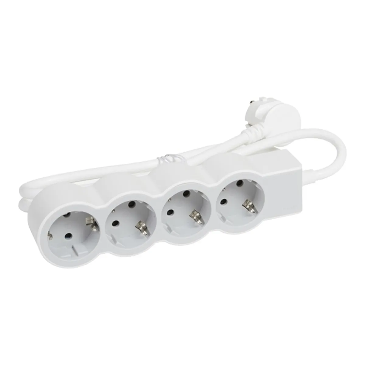 Legrand 694552 elosztó 4 aljzat 1,5 m fehér-szürke 45 fokos elforgatott 16 A 230 V #3