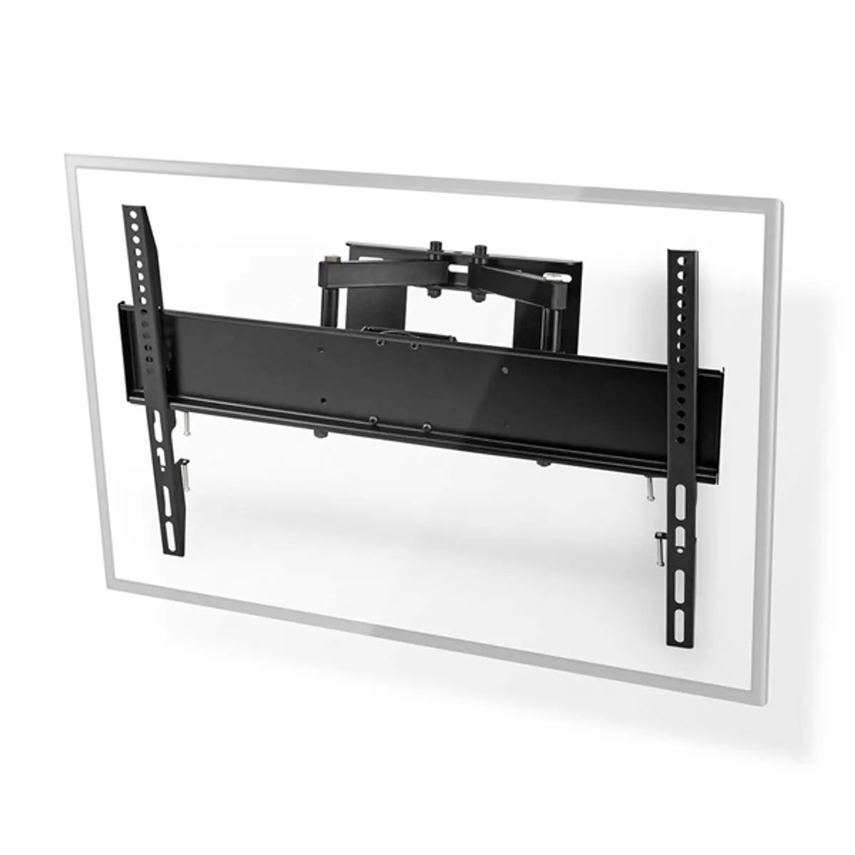 NEDIS TVWM3551BK fali TV-tartókonzol 37-80" 6 forgáspont 180° forgatható VESA 200x200-600x400 #1