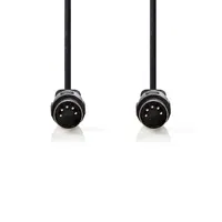 Nedis CAGL20000BK30 DIN audio kábel, DIN 5 tűs dugó, árnyékolt, 3 m, nikkelezett #3