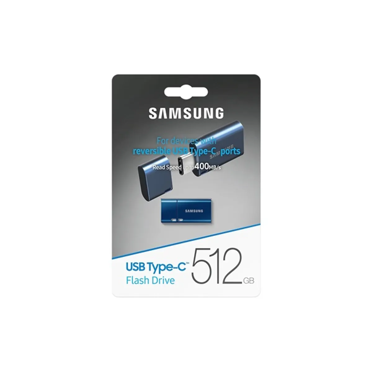 SMG PCC MUF-512DA\/APC 512 GB USB-C pendrive olvasás 400 MBps írás 110 MBps kék USB 3.2 #9