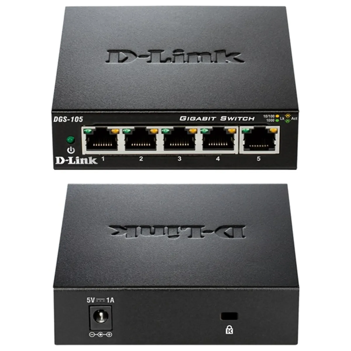 DLINK DGS-105/E 5-portos Gigabit switch 2048 MAC tábla 10 Gbps switching kapacitás #2