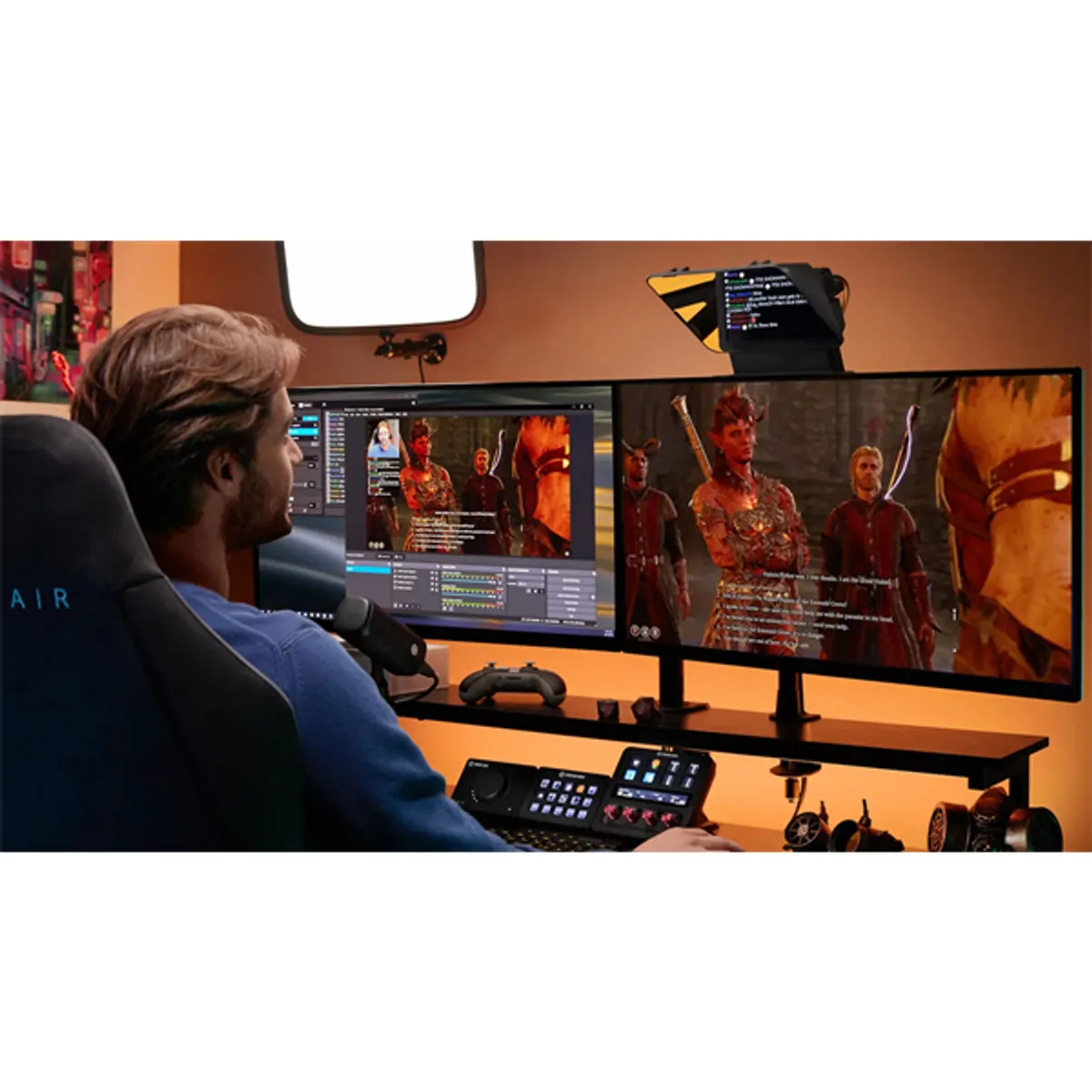 CORSAIR 10WAD9901 Elgato Prompter 9" kijelző fekete USB-C #2
