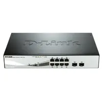 DLINK DGS-1210-08P/E DGS-1210-08P 8-port PoE Layer 2 Web Rack-be szerelhető 2x SFP