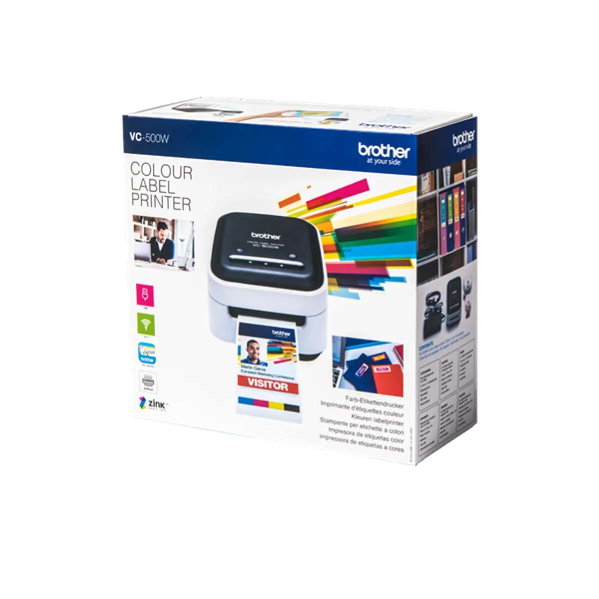 Brother VC500WZ1 VC-500W ZINK Zero-Ink 9-50 mm Wi-Fi USB AirPrint #6