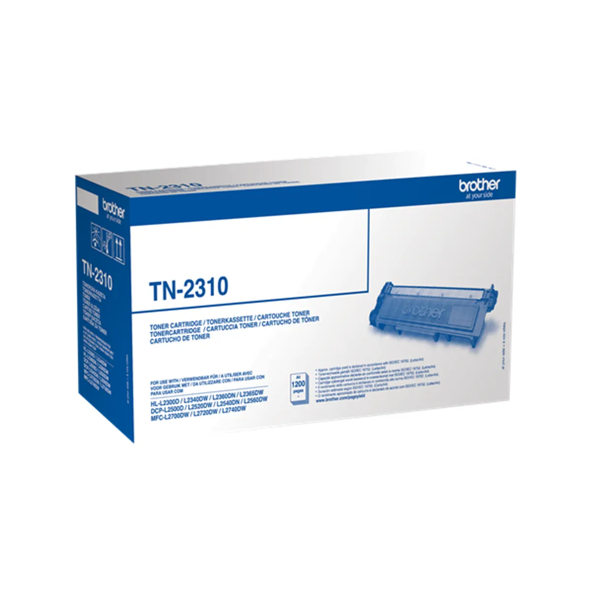 BROTHER TN2310 toner fekete 1200 oldal kompatibilis HL-L2300D HL-L2340DW HL-L2360DN DCP-L2500D MFC-L2700DW #2