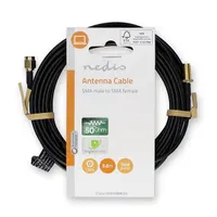 Nedis CSGL02010BK50 SMA kábel SMA férfi SMA nő aranyozott 50 Ohm árnyékolt 5 m kerek PVC fekete #3