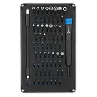 iFixit EU145299-4 Mako Precision Bit Set 64 darab bitek, ergonómikus bit-vezető, 150 mm flex extension, ABS tok #1