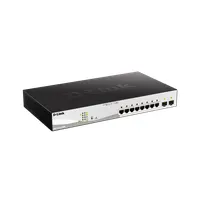 DLINK DGS-1210-10MP-E DGS-1210-10MP-E 8-port poe web-managed rack 2x sfp 256 vlan layer 2 20 gbps 14.88 mpps