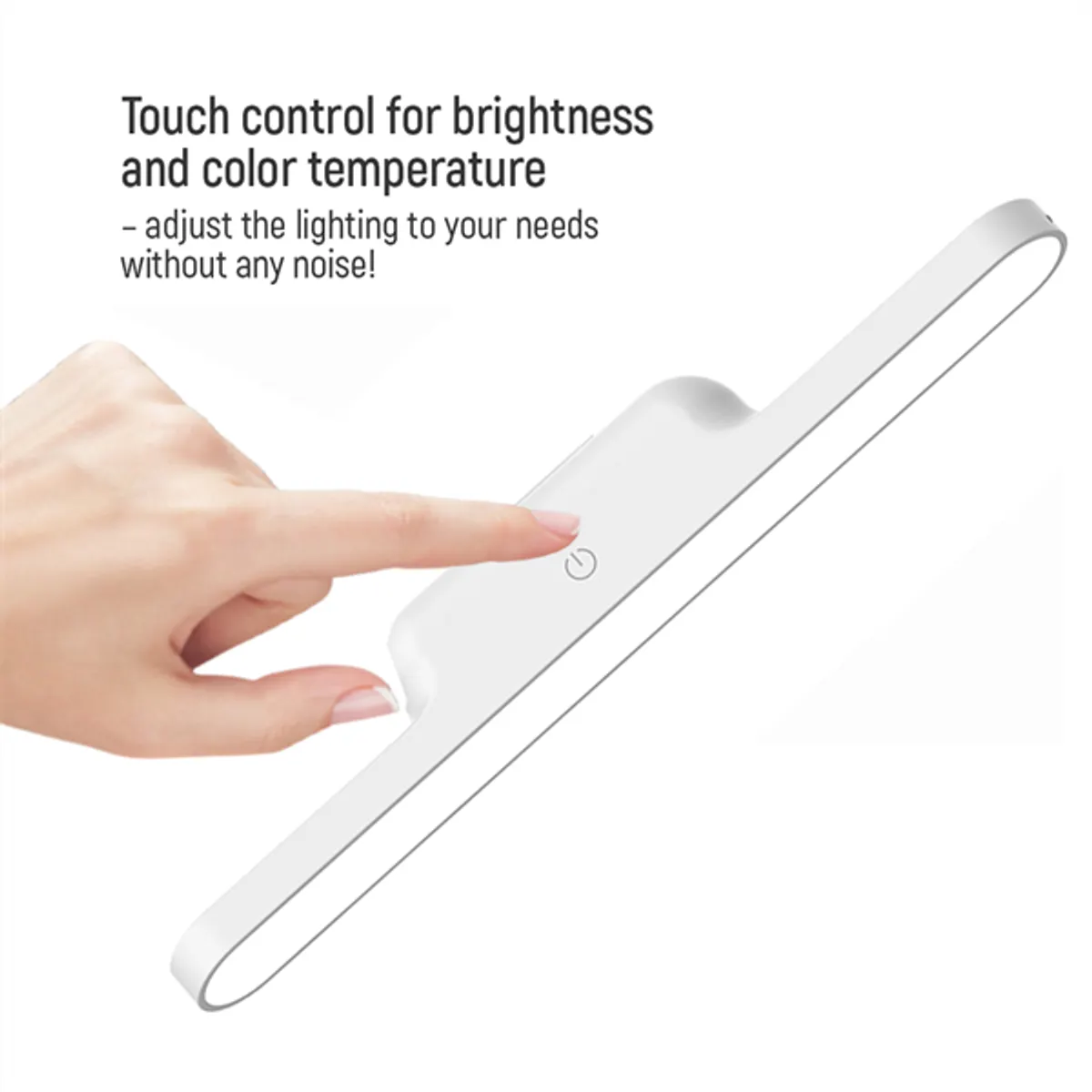 ColorWay CW-DL11MMB-W asztali led lámpa mágneses rögzítés 1800 mAh érintőgombos memória három fényhőmérséklet #8