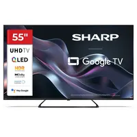 SHARP 55HP6265E 55" UHD Smart monitor HDMI 4, 3840x2160, 60 Hz, USB 2.0 2 db, VESA 400x300, fejhallgató kimenet