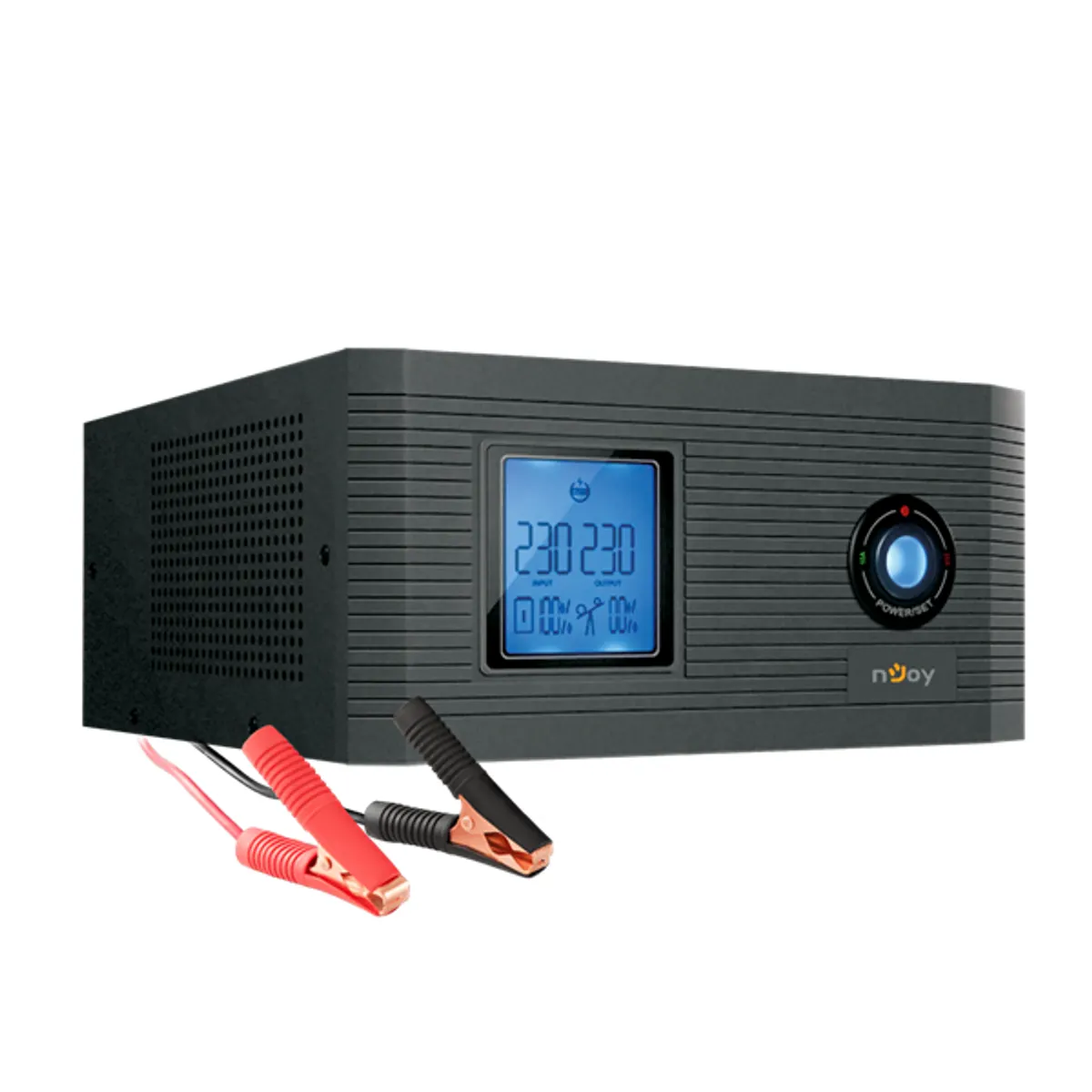 NJOY UPCSTLP860TAICP01B Aira 600 600va-500w line-interactive lcd kijelző 2x schuko 40ah-200ah avr #2