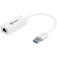 Sandberg 133-90 USB3.0 gigabit hálózati adapter RJ45 fehér #1