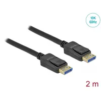 Delock 80262 DisplayPort 2.0 M-M video kábel 2 m 54 Gbps HDR10 10K 60 Hz #1