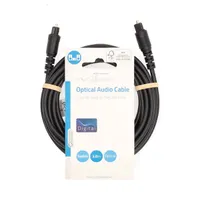 Nedis CAGL25000BK30 optikai audió kábel TosLink dugó 3 m fekete #3