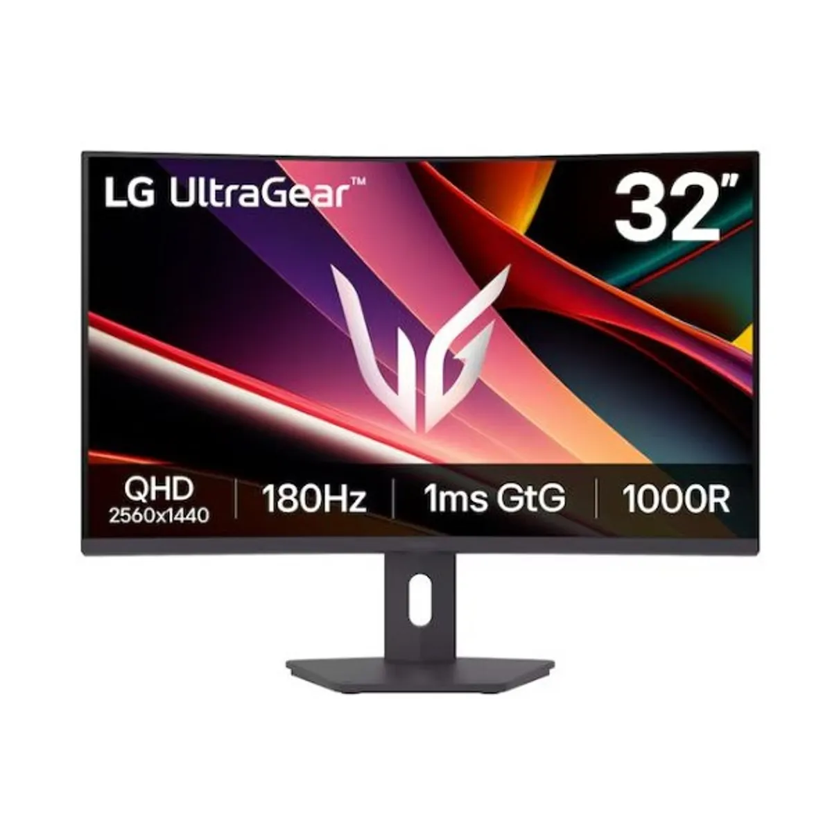 Lg Mon 32G600A-B.AEUQ 31,5" ívelt 1000R VA 2560x1440 180 Hz 1 ms HDR HDMI DP fejhallgató kimenet VESA 100x100 #1