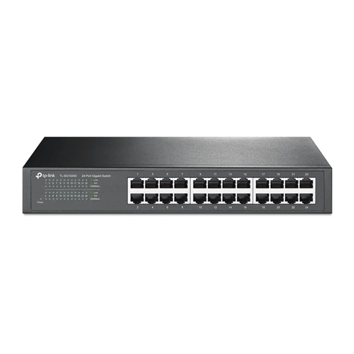 TP-LINK TL-SG1024D 24-portos gigabit switch nem menedzselhető asztali és rackbe szerelhető 48Gbps MAC-cím tábla 8K #1